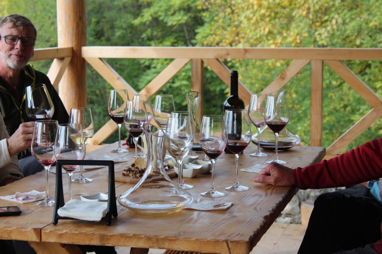 Sadmeli Winery Hotell Ambrolauri Eksteriør bilde